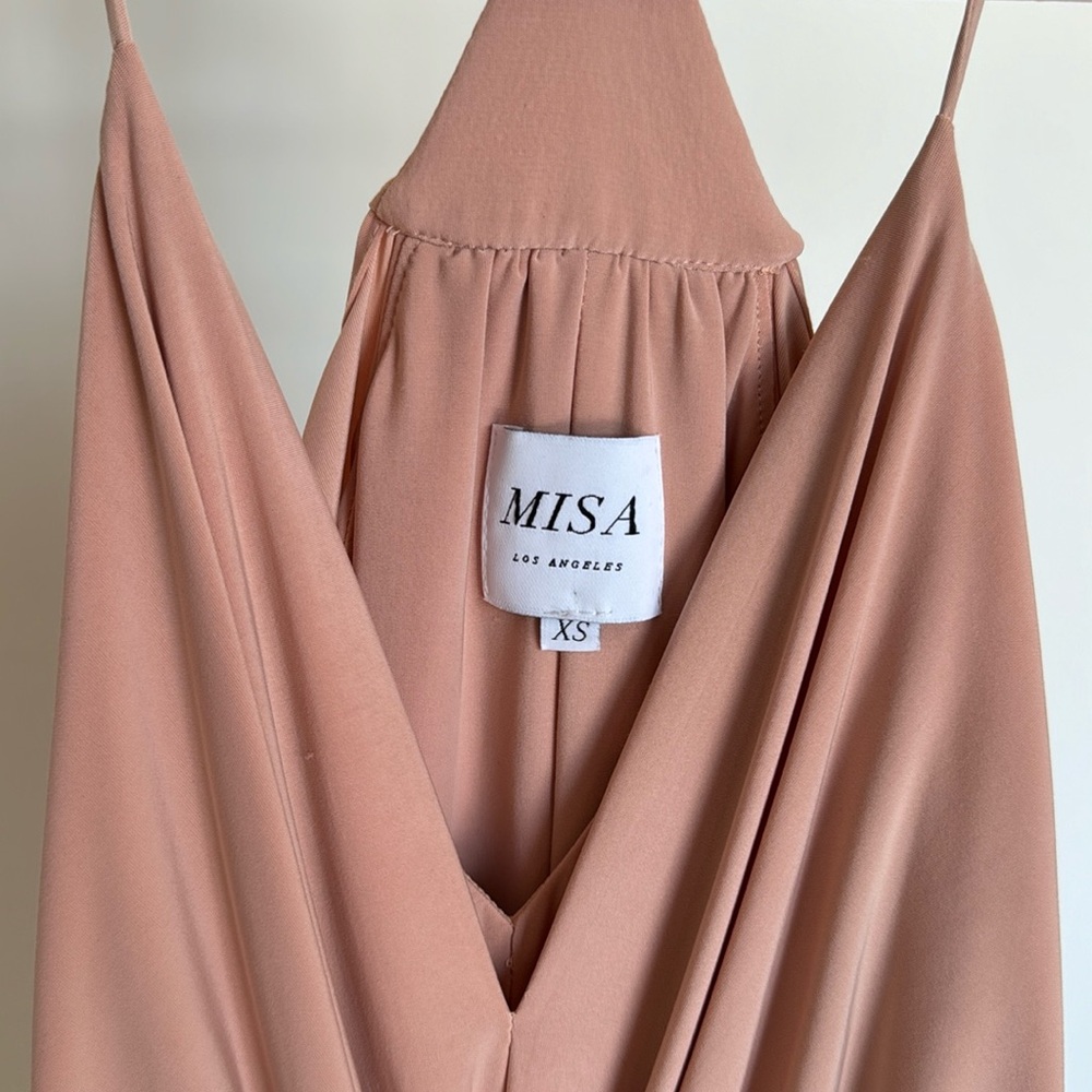Misa mini dress excellent condition XS peach